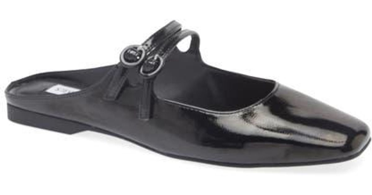 Steve Madden Remee Mary Jane Mule in Black | Lyst