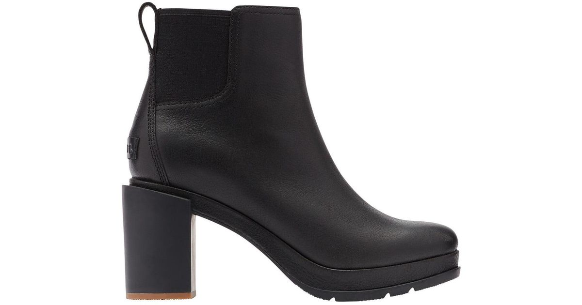 sorel chelsea boot black