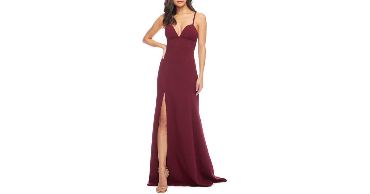 dress the population burgundy