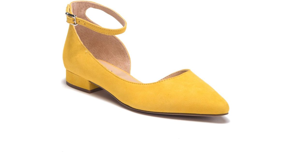 franco sarto ankle strap flat