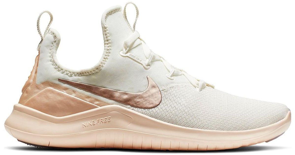 nike free tr 8 champagne women's training shoe