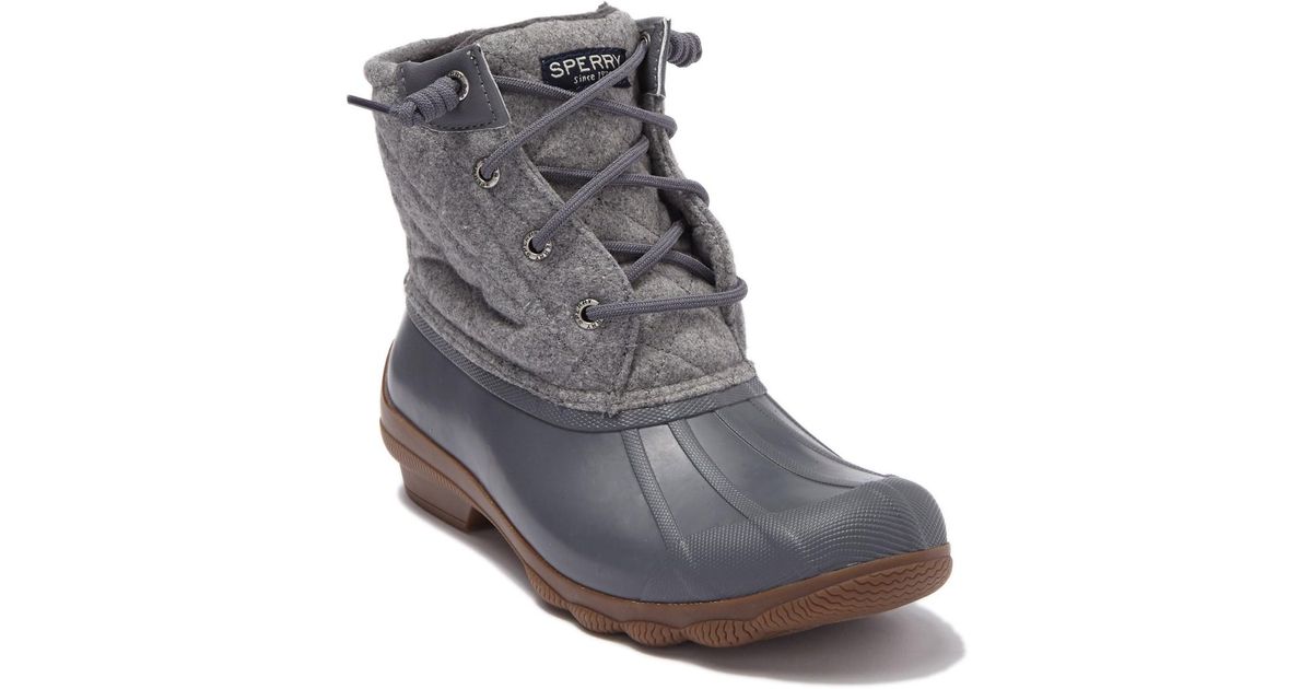 sperry syren gulf quilted grey