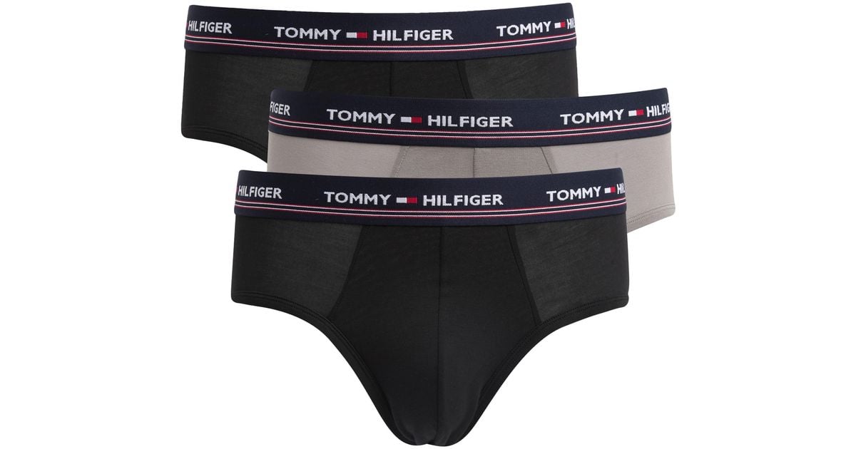 Tommy Hilfiger 3-pack Classic Briefs in Black for Men
