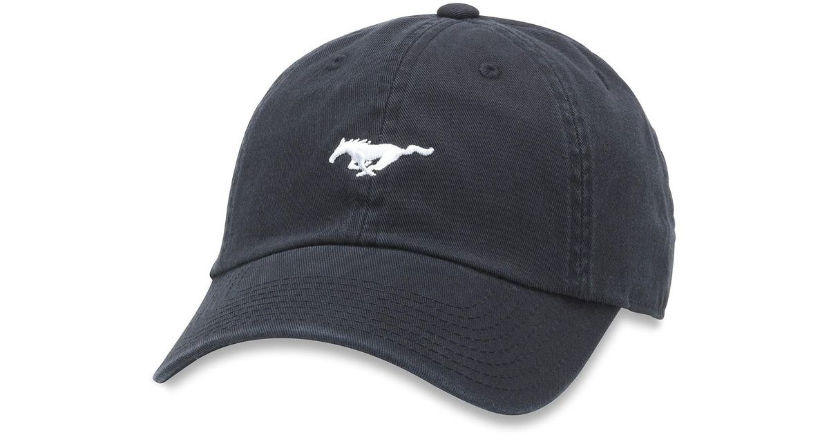 Black for Embroidered Cap Micro Mustang Ford | American Men Lyst Needle Baseball in