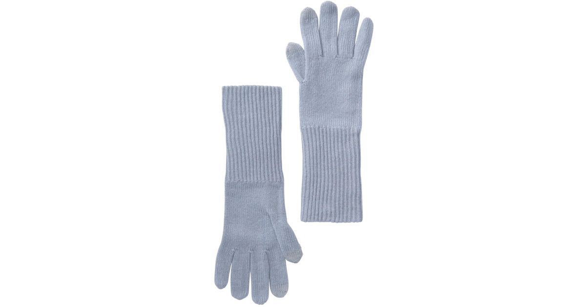 long knit gloves