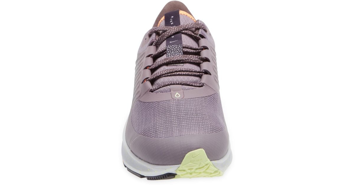 Nike Air Zoom Pegasus 38 Shield Water Repellent Running Shoe In Purple  Smoke/cave Purple At Nordstrom Rack in Gray | Lyst