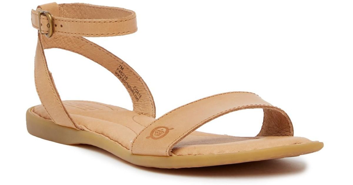 born ankle strap flats