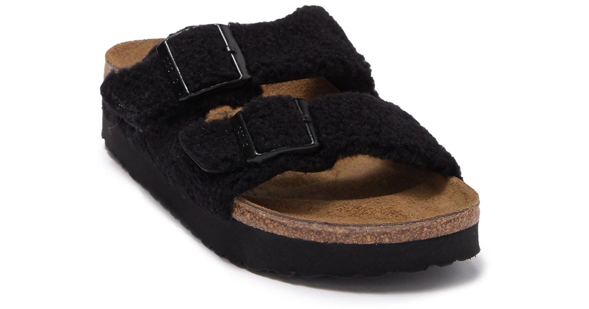 birkenstocks furry slides