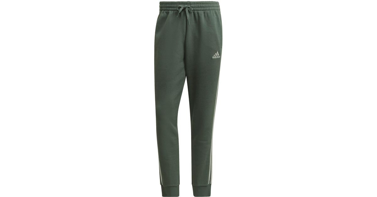 essentials french terry tapered cuff 3 stripes