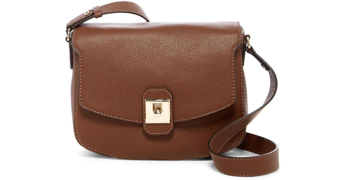 Lyst Furla Jo M Leather Crossbody Bag In Brown