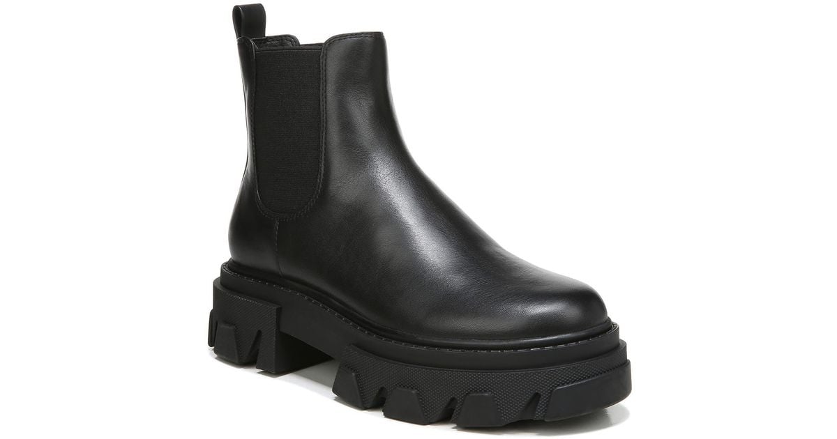 Sam Edelman Leather Daelyn Short Boot in Black - Lyst