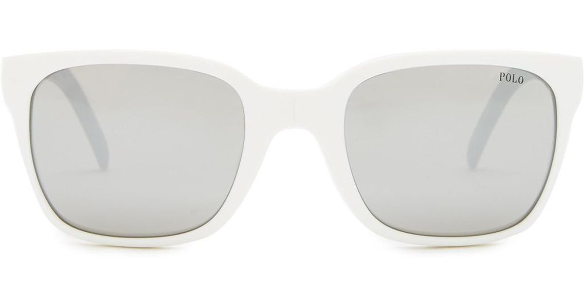 ralph lauren white sunglasses