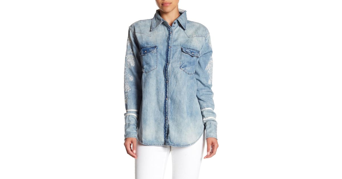one teaspoon denim shirt