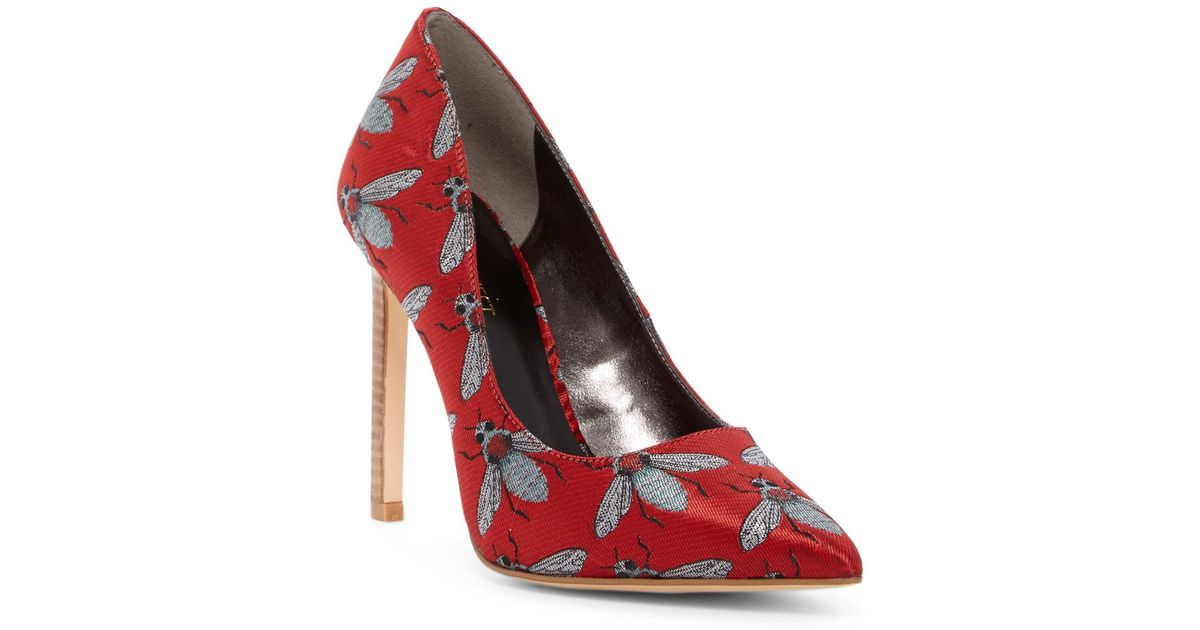 nine west tatiana pumps red
