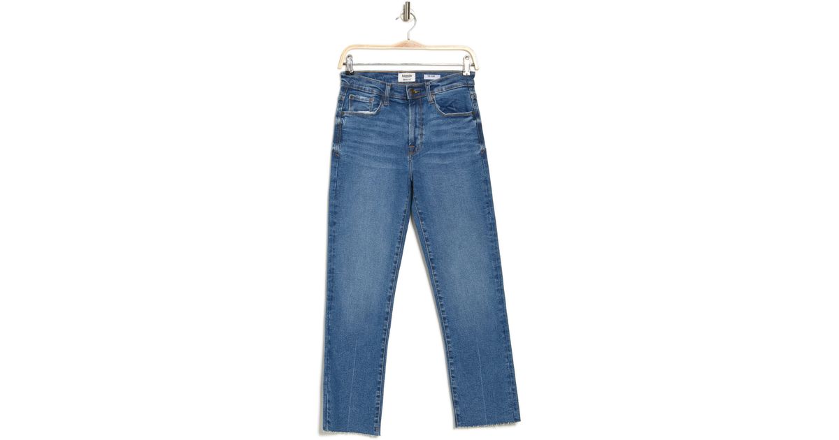 Kensie High Rise Slim Straight Jeans In Paxton At Nordstrom Rack