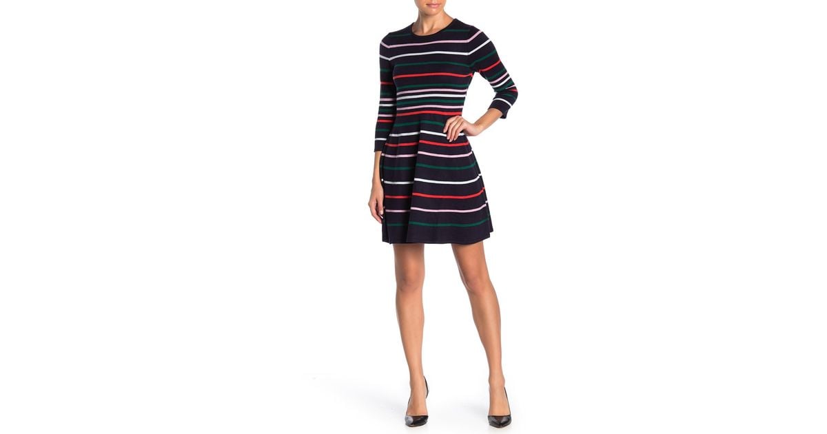 vince camuto ottoman detail sweater dress
