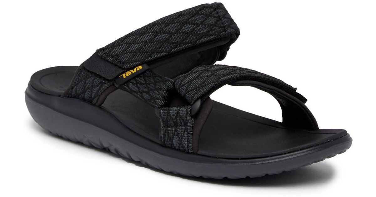 Teva Terra Float Slide Sandal in Black for Men - Lyst