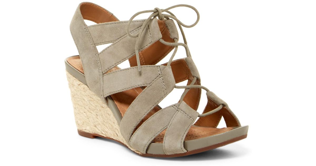 clarks lace up sandals