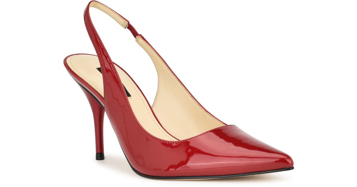 Nine West Toress Slingback Pump in Red | Lyst