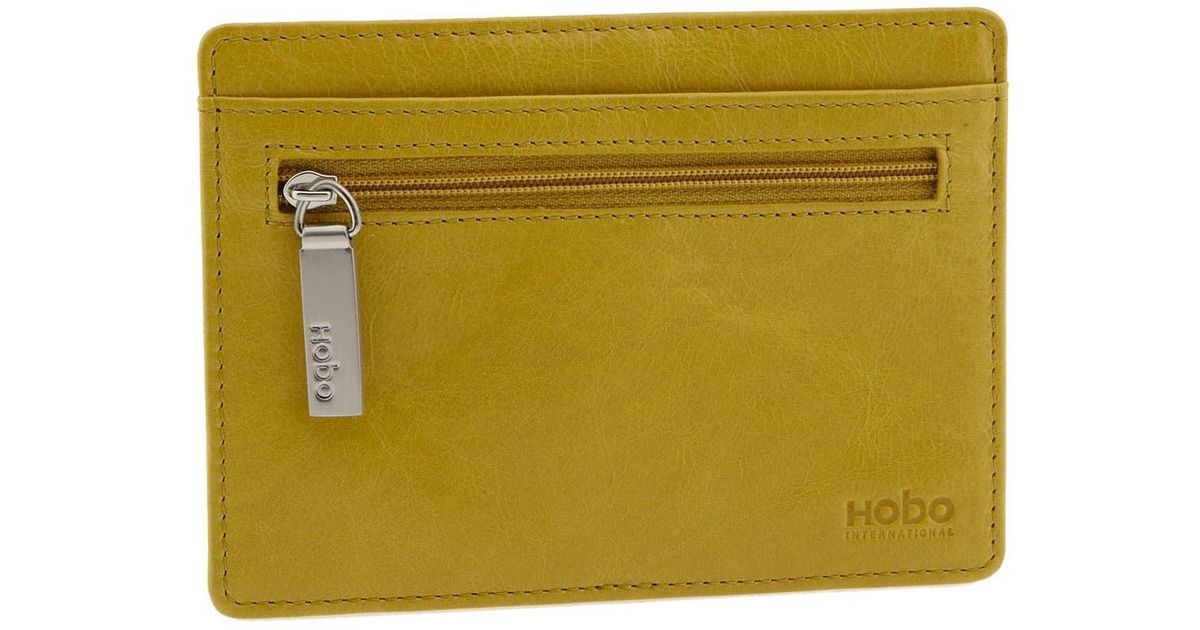 hobo euro slide credit card holder