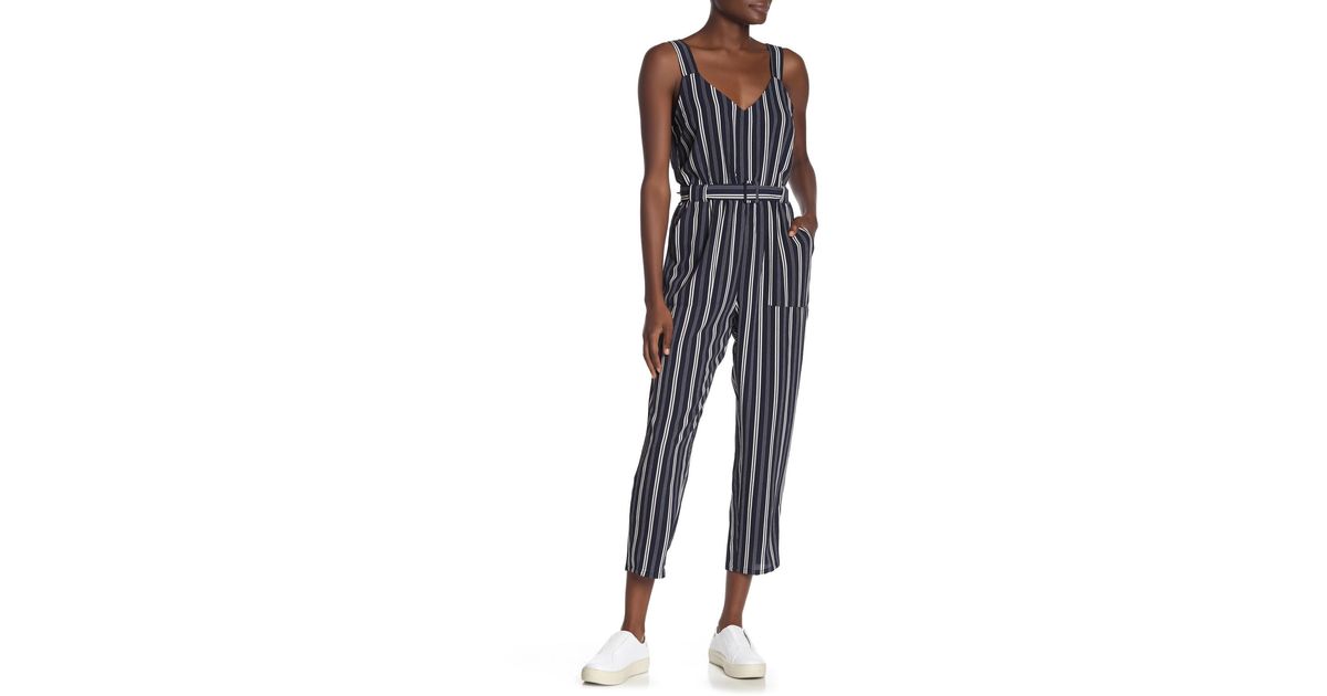 cotton on striped jumpsuit