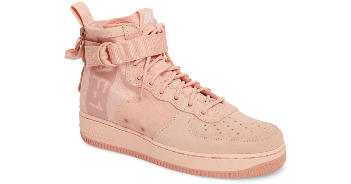 Nike Sf Air Force 1 Mid Suede Sneaker 