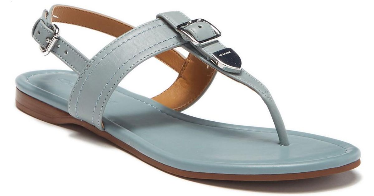 coach cassidy t strap sandal