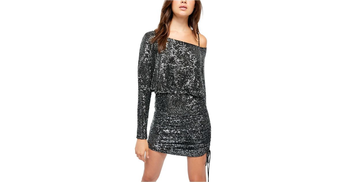 Free People Giselle Sequin Minidress Lyst