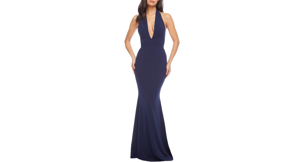 camden mermaid hem evening gown