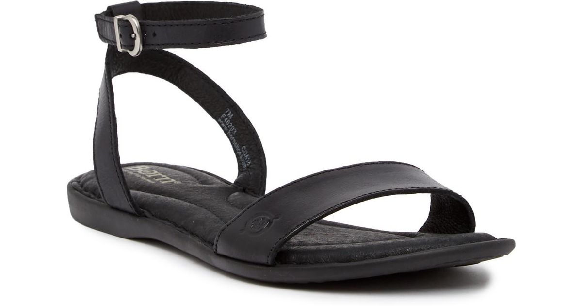 born ankle strap flats