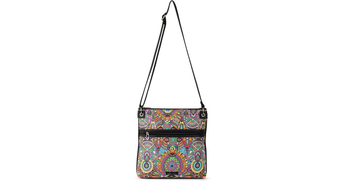 Sakroots Artist Circle Crossbody Bag in Black | Lyst