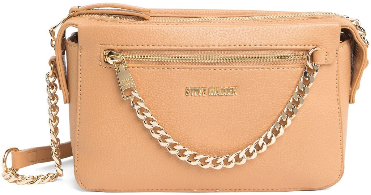 Steve Madden Bcleo Chain Crossbody Bag in Natural Lyst