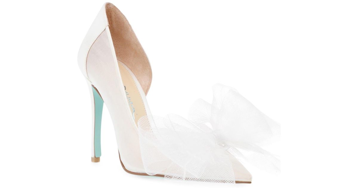 betsey johnson susan embellished pumps