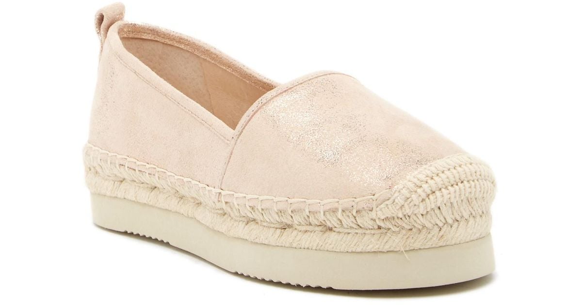 espadrille platform slip on