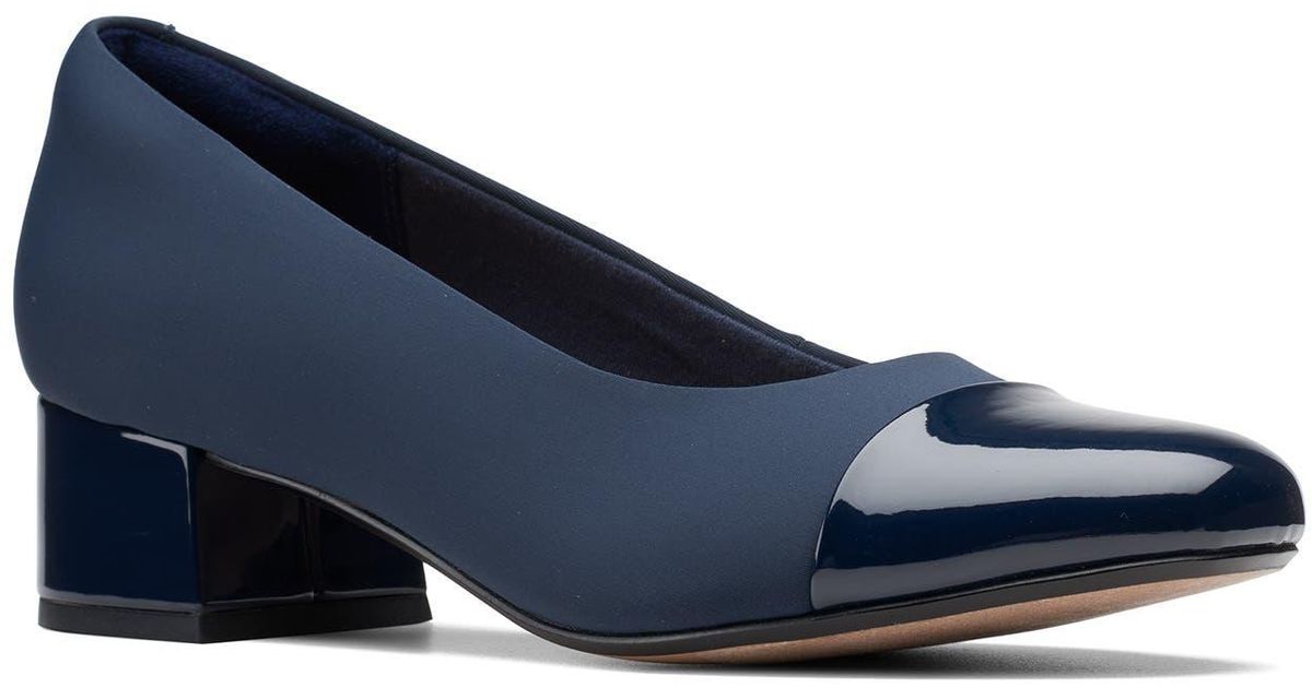 Clarks Marilyn Sara Pump in Blue Lyst