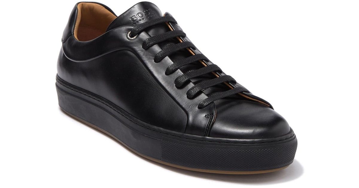 hugo mirage leather sneakers