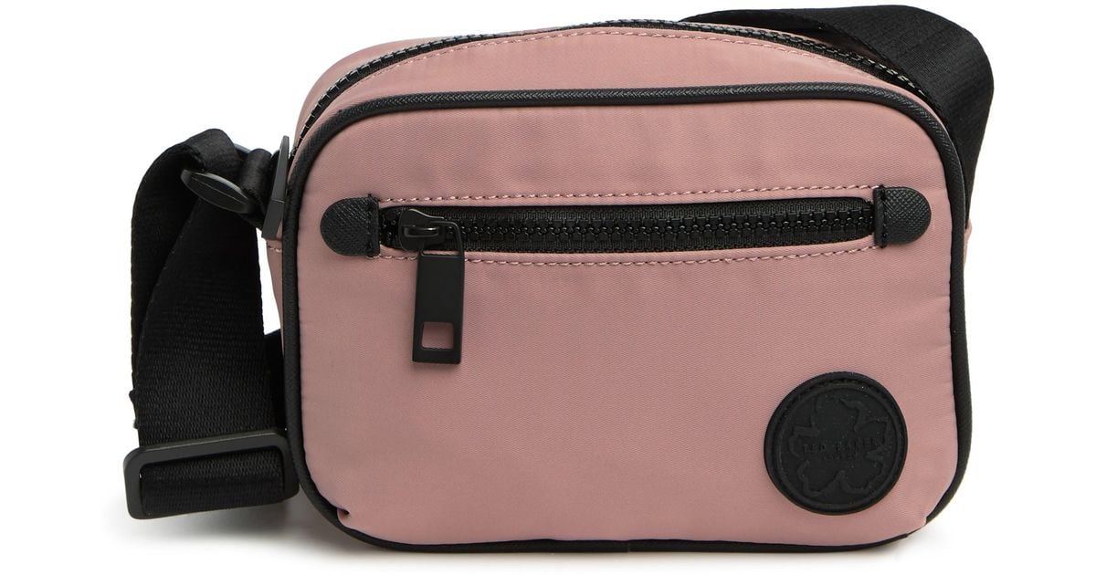 Ted Baker Synthetic Sible Nylon Camera Bag In Pale Pink At Nordstrom Rack Lyst