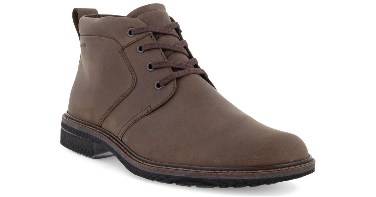 ecco waterproof turn leather boot