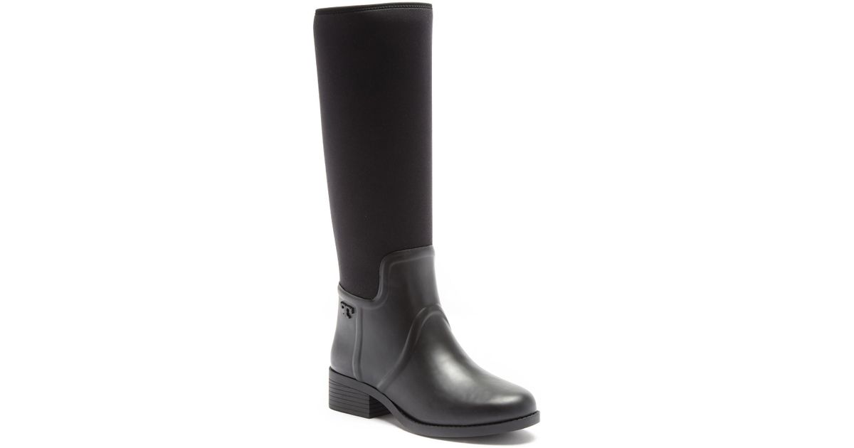 tory burch april waterproof rain boot