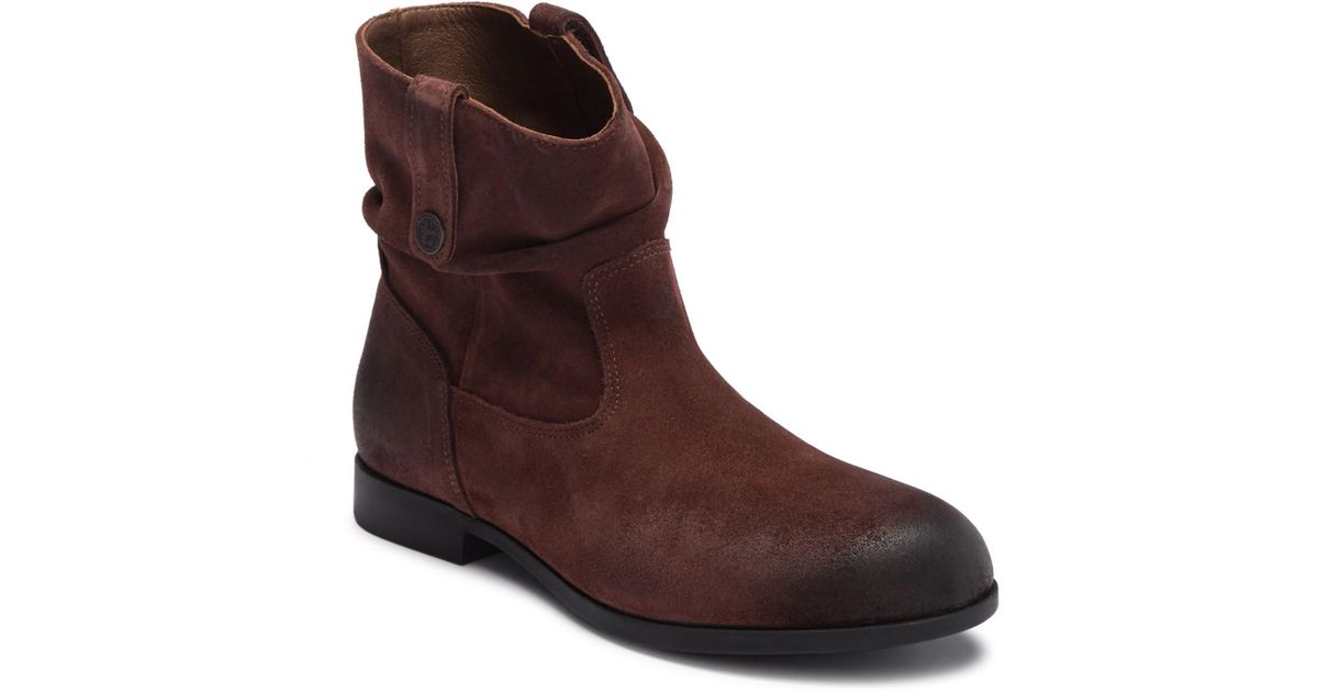 birkenstock women's sarnia waxed suede boot