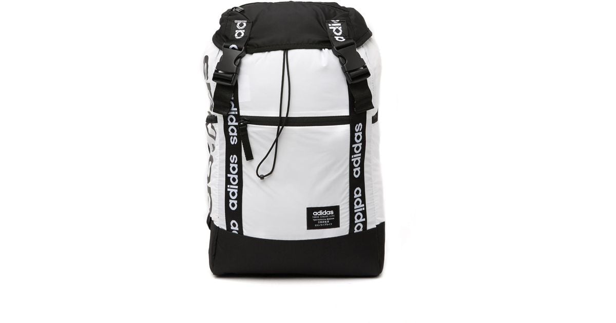 adidas Synthetic Midvale Plus Extra Large Backpack in White/ Black (White)  for Men | Lyst