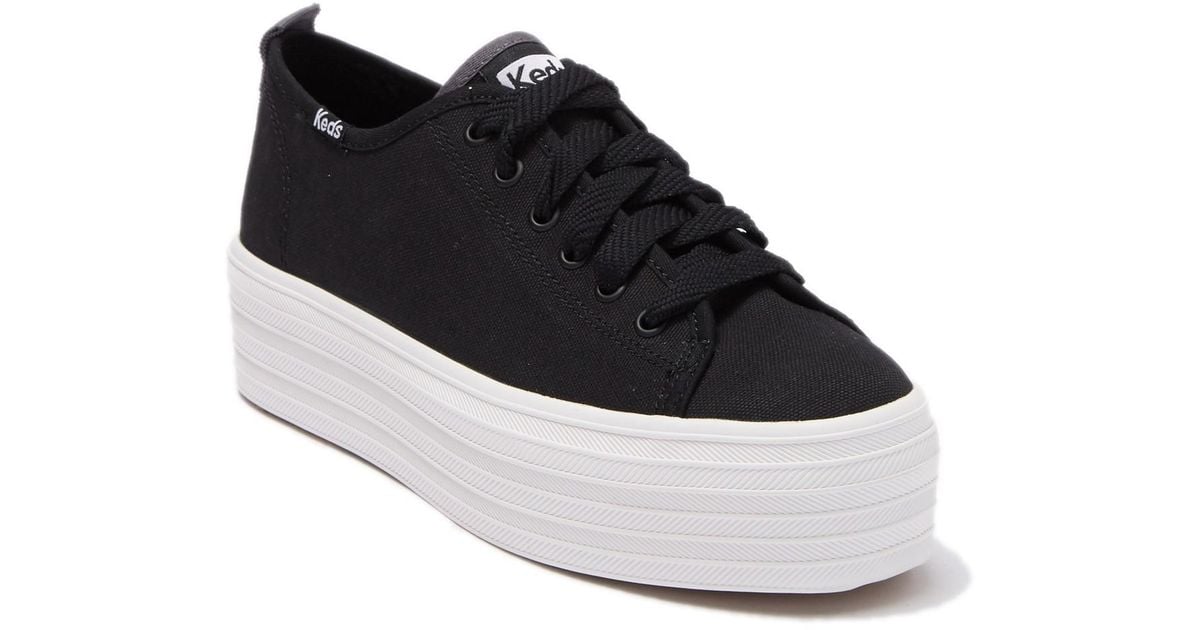 Keds black cheap platform sneakers