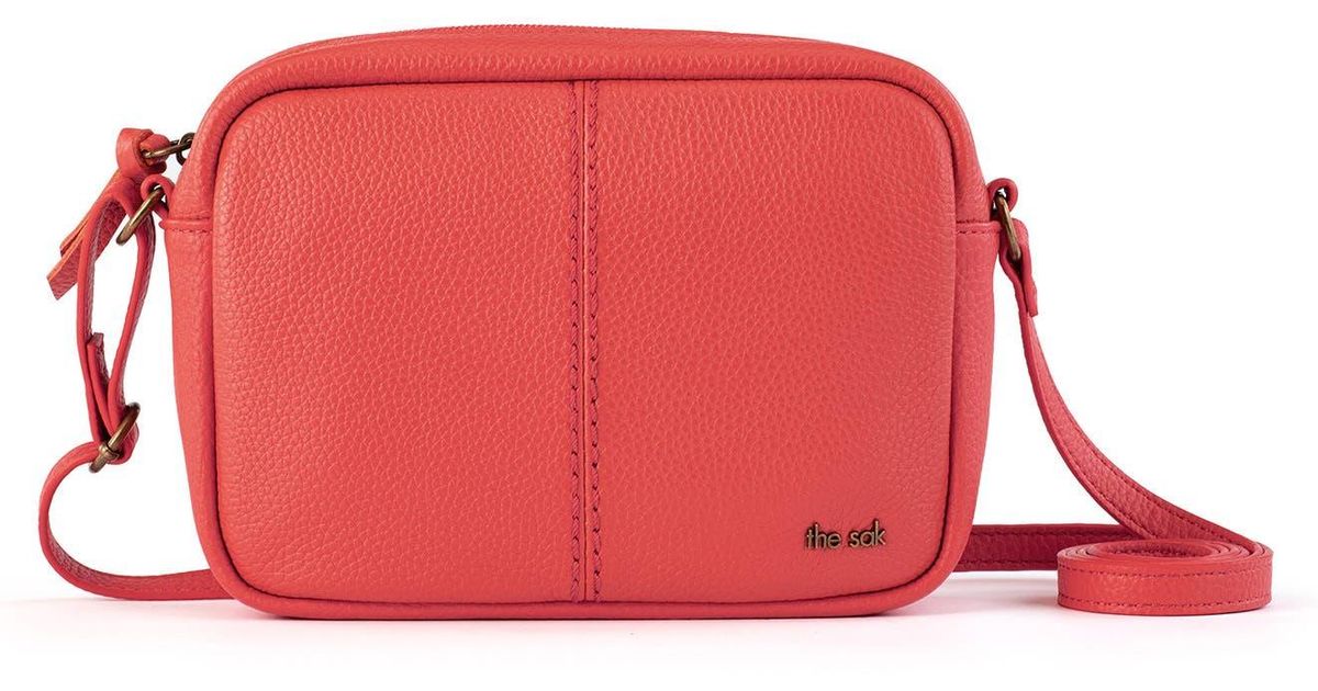 The Sak De Young Leather Camera Crossbody Bag in Red Lyst