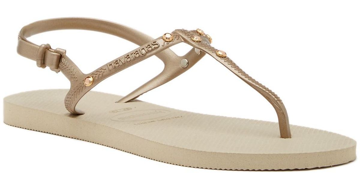 havaianas swarovski crystal flip flops