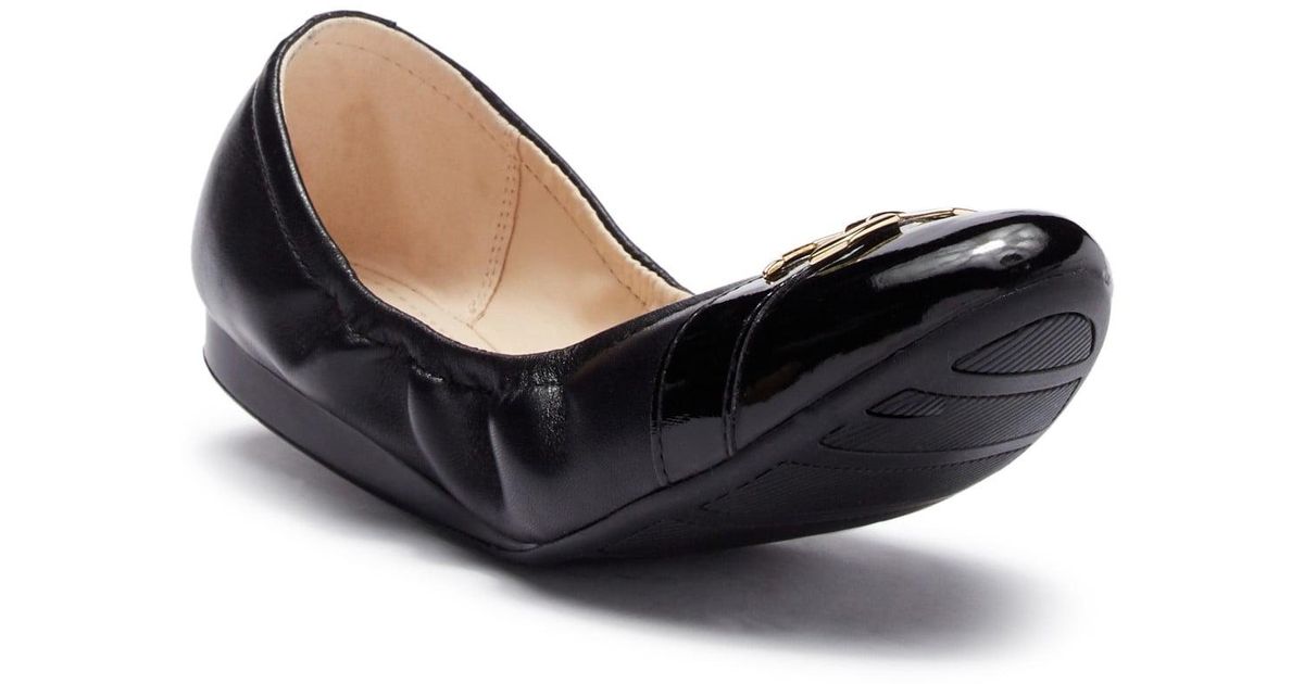 cole haan terrin leather ballet flat