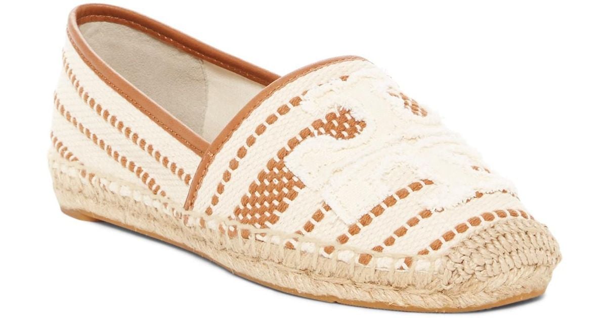 Tory Burch Leather Shaw Espadrille in 