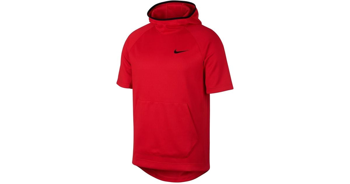 Nike Spotlight Short Sleeve Pullover Hoodie