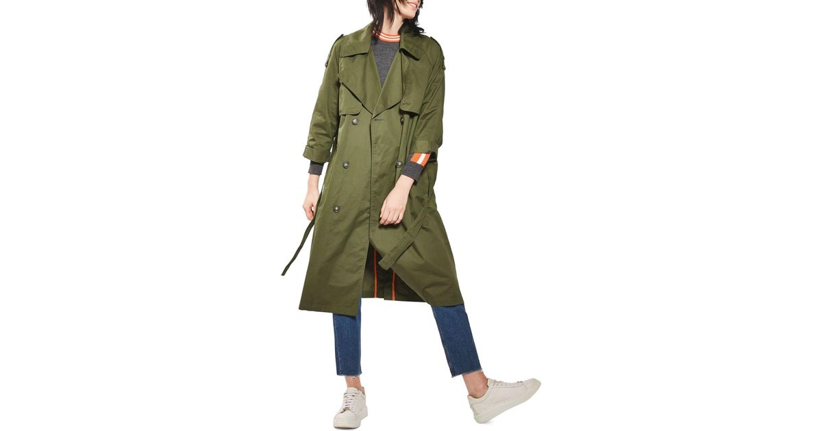 Topshop wool trench coat Clearance