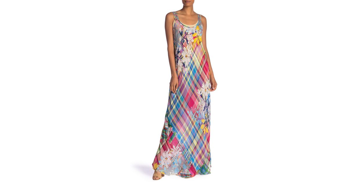 johnny was linsu maxi tank dress