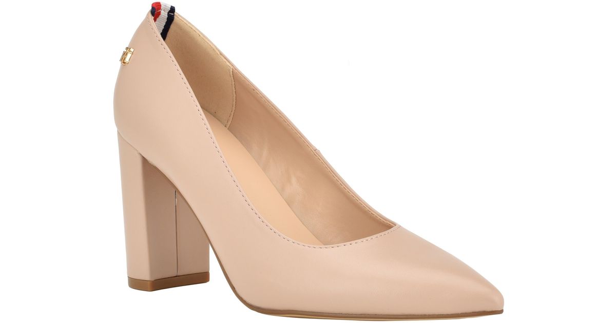 Tommy hilfiger pumps blockabsatz Clearance
